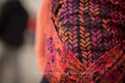 Woven Wings Knitwear Stockinette Autumn Sunset Wrap